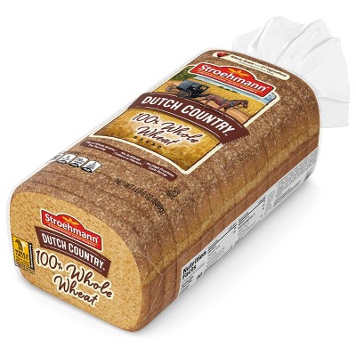 Stroehmann Dutch Country 100% Whole Wheat Bread - 24 oz