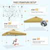 EAGLE PEAK Pop Up Canopy Tent with Wheeled Carry Bag, 12x12 ft, 144sqft of Shade - 4 of 4