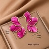 Anna-Kaci Women's Enamel Flower Statement Earrings - 4 of 4