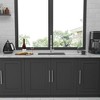 Gulches 33"x22" Drop-in Single Bowl Topmount Kitchen Sink, 16 Gauge T304 Stainless Steel - 3 of 4