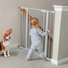 BabyBond 27-43 Inches Baby Gate for Stair and Doorway,with Extenders and Pressure/Hardware Mounting Kit, 36" Tall - 2 of 4