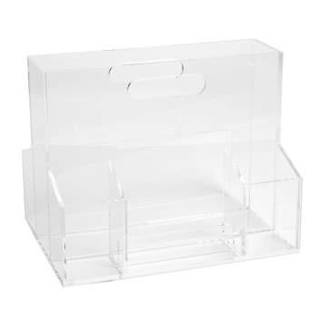  Uiifan 4 Pack Acrylic Desk Organizers and Accessories