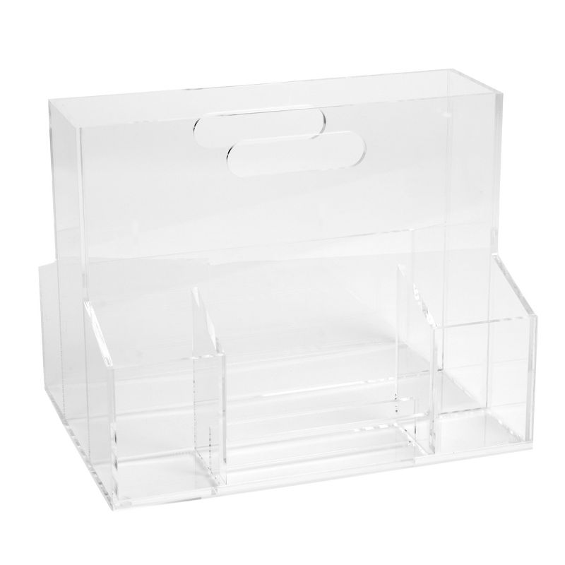 russell+hazel Acrylic Mobile Caddy Clear, 1 of 5