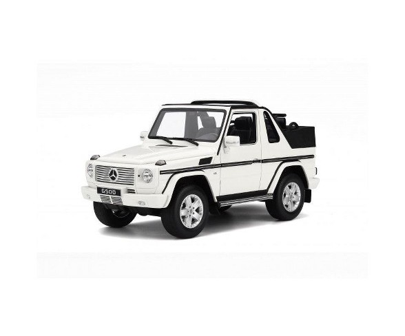 Mercedes G Class G500 White Cabriolet Limited Edition to 2000 pieces Worldwide 1/18 Model Car by Otto Mobile