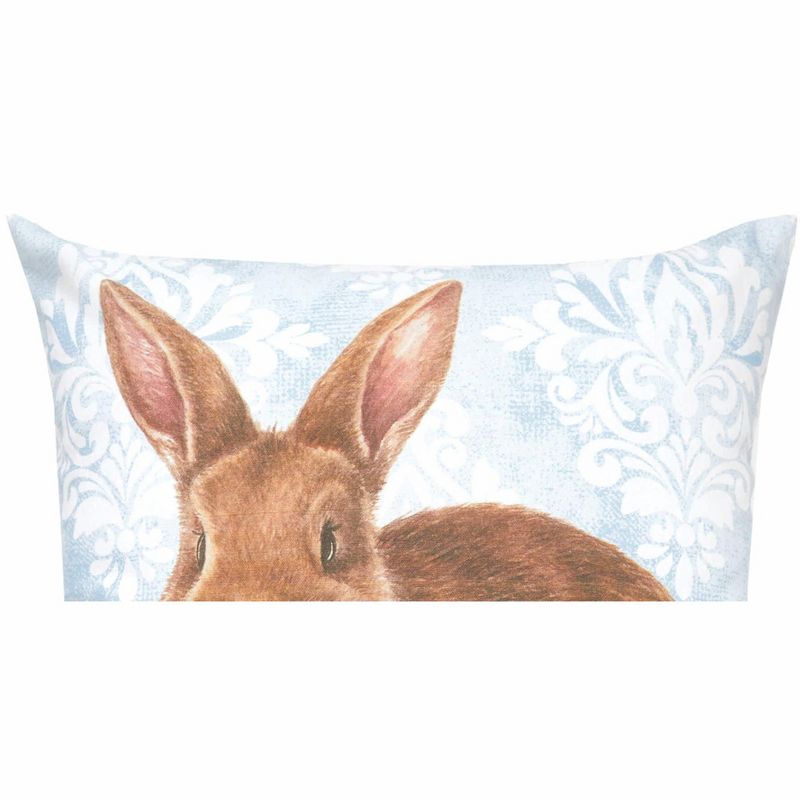 C&F Home Damask Blue Bunny Pillow, 2 of 5