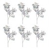 Greenery Leaf Spray – Realistic Look – 28.5" Tall Artificial Floral Stem Set of 6 by Melrose - 3 of 3