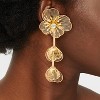 Pearl Pear Drop Earrings - A New Day™ Pearl/Gold - image 2 of 3