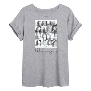 Women's - Gilmore Girls - Photobooth Oversized Graphic T-Shirt - 1 of 4