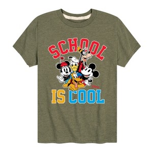 Boys' - Disney - School Is Cool Short Sleeve Graphic T-Shirt - 1 of 4