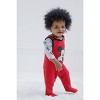 Disney Mickey Mouse Baby Cuddly Bodysuit Snap Overall Newborn to Infant - 2 of 4