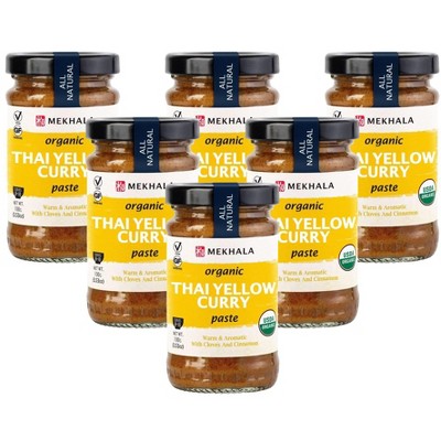 Mekhala Thai Yellow Curry Paste - Case of 6/3.53 oz