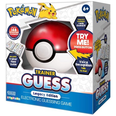 Pokémon: Trainer Guess - Legacy - Electronic Guessing Game, Collect 148 Iconic Pokemon, Field Guide, Talk To Your Light & Sound Poke Ball, Kids 6+