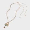 Tassel Pendant Necklace - Universal Thread™ Gold - 3 of 4