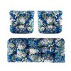 Outdoor Chair Cushions,3 Piece Loveseat Outdoor Cushions Set,Tufted/Wicker Patio Cushion for Patio Furniture All Weather,44“x19 x5,Floral - 2 of 4