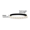 Allegra K Women Shoe Strap Belt Band with Pearls Elastic Shoe Strap 2 Pairs - 3 of 4