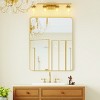 Wall-Mounted Mirror Rectangle Bathroom Vanity Mirrors Framed Mirrors Aluminum Framed Bathroom Mirror - 3 of 4