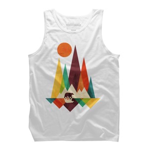 Men's Design By Humans Mountain Bear By radiomode Tank Top - 1 of 3