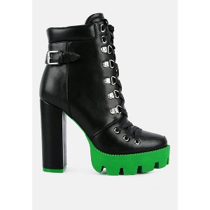 Larch Cushion Collared Biker Boots Women - 1 of 4