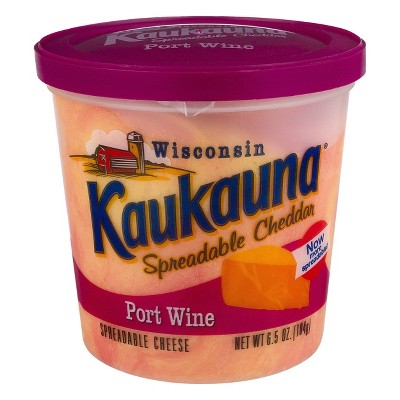 Kaukauna Port Wine Spreadable Cheese - 6.5oz