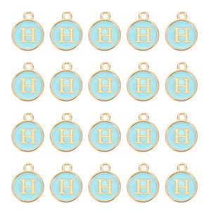 Unique Bargains Beautiful Designer DIY Jewelry Making Initial Pendants 50 Pcs - 1 of 4