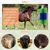 Coucheta Horse Brushes for Shedding, Livestock Scratching Brushes with Mounting Screws, H-Shaped Animal Itch Relief and Back Scratcher for Farm Horse - 3 of 4