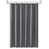 LunaLulinlk Textured Grey 15 Piece Shower Curtain - 3 of 4
