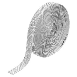 Unique Bargains Self-Adhesive Crafts Decorations Crystal Rhinestone Diamond Ribbons - 1 of 4