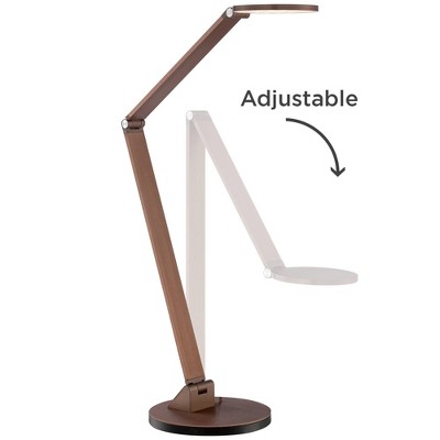 French Bronze Adjustable LED Desk Lamp with Touch Switch