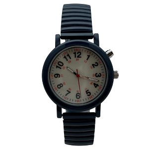 Olivia Pratt Stretch Band Easy Read Nurse Watch with Second Hand Women Watch - 1 of 3