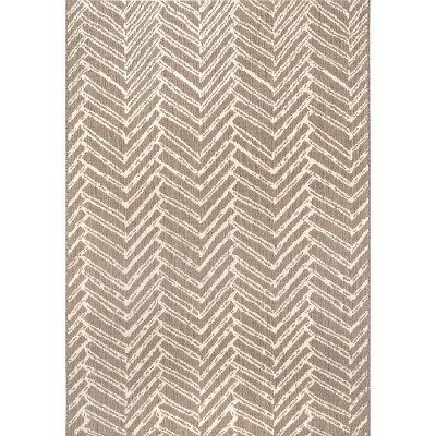 Nuloom Macklin Herringbone Indoor/Outdoor Area Rug