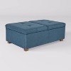 Yves Double Opening Oversized Storage Ottoman - CorLiving - 3 of 4