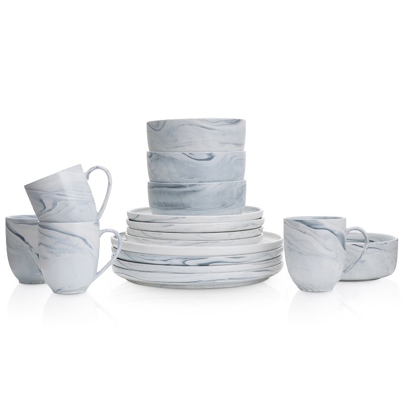 Stone Lain Brighton 32-Piece Porcelain Dinnerware Set, Service for 8, 1 of 6