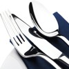 BRINJOY 40-Piece Stainless Steel Silverware Set - Dishwasher Safe Flatware Set for 8 - 2 of 4