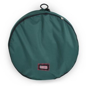 Northlight 24" Christmas Wreath Direct Suspended Hanging Protective Storage Bag - 1 of 4