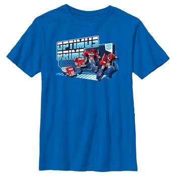 Boy's Transformers: EarthSpark Transforming Optimus Prime T-Shirt