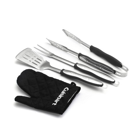 Yukon Glory Signature Edition 5 Piece Grilling Tools Set, Matte-Black  Durable Stainless Steel BBQ Accessories, Includes Set of BBQ Gloves