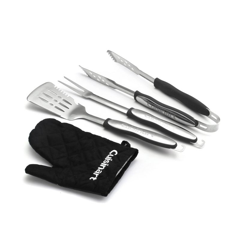 Cuisinart CGS-134BLZ 4pc Grill Tool Set and Grill Glove, 1 of 6