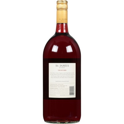 St. James Red Velvet Red Wine - 1.5L Bottle