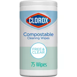 Clorox Free & Clear Wipes - 75ct