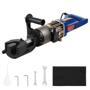 VEVOR Electric Hydraulic Rebar Bender, 1500W Portable Rebar Bending Machine, Bending up to 3/4 Inch #6 (6-20mm) within 4 Seconds, Black&Blue - 1 of 4