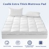 HYLEORY Extra Thick Mattress Topper, Cooling Mattress Pad Cover, 2" Mattress Topper - 2 of 4