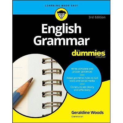 English Grammar for Dummies - (For Dummies (Lifestyle)) 3rd Edition by  Geraldine Woods (Paperback)