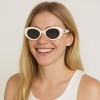 Anna-Kaci Women's Retro Street Style Cat Eye Small Frame Polarized Sunglasses UV400 Protection - 3 of 4