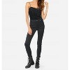 Women's Fang Glitter Velour Crop Bustier Top - MICHAEL LAUREN - 3 of 3