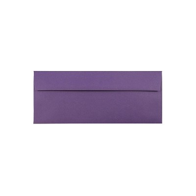 JAM Paper #10 Business Envelopes 4.125 x 9.5 Dark Purple 563912516