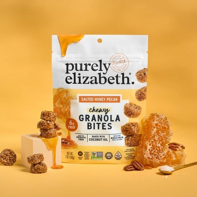 Purely Elizabeth Granola Bites Salted Honey Pecan - 7oz