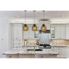 Cal Lighting 60W Aversa RippLED Glass Pendant (Edison Bulb Not included) - 3 of 3