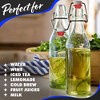 Nevlers Round Airtight Swing Top Bottles - Glass 17oz (Pack of 12) - 4 of 4