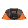 5-8 Person Black + Orange Pop-Up Camping Boat Tent - 2 of 4