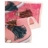 Allegra K Women's 100% Silk Floral Graphic Print Square Scarf Head Scarves Kerchief Neckerchief 21.6" X 21.6" - 3 of 4